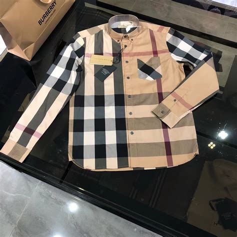 mens burberry replica shirt|Burberry Replica Shirt .